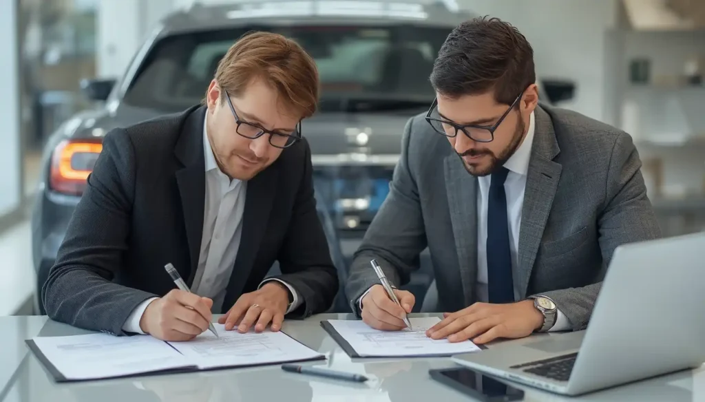 Cómo gestionar contratos de compraventa en alemán al importar un coche a España.