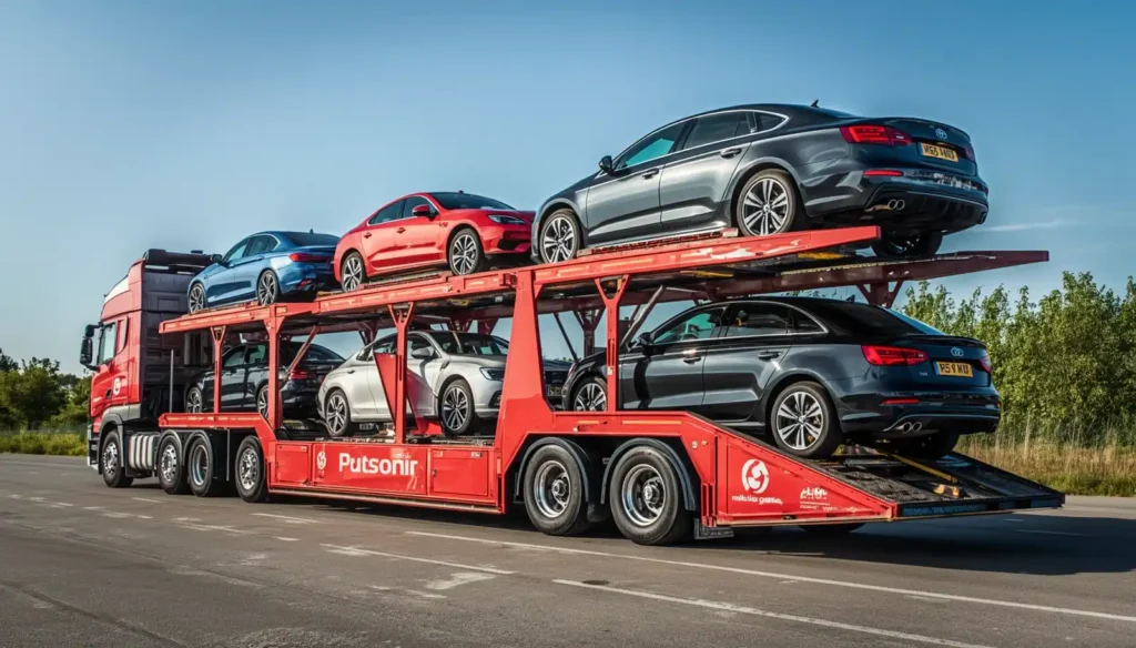 trasnporte de coche en camion grua europa a españa